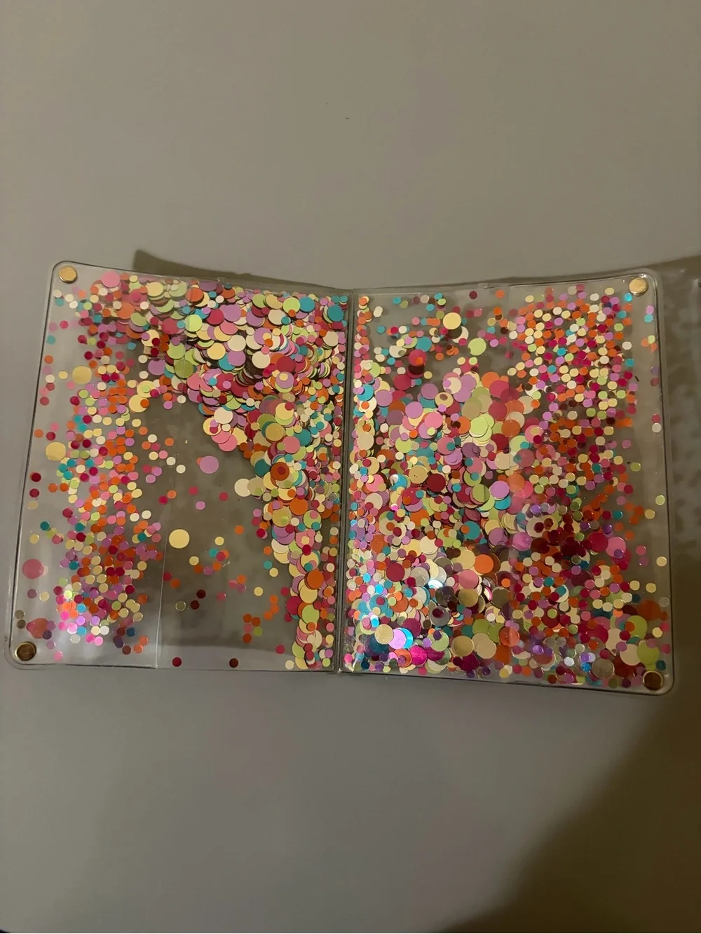 Multicolor Confetti Cover passport holder